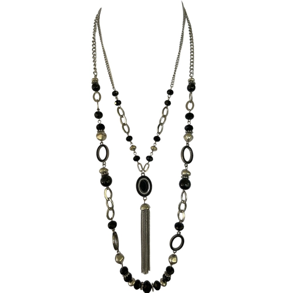 Ruby‎ Road Layered Beaded Tassel Necklace Long Fashion Jewelry Statement